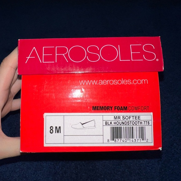 Aerosoles Mr Softee Black Houndstooth 775 - Picture 5 of 5